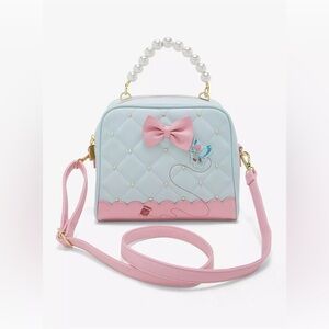 Cinderella Loungefly Pastel Pink and Blue Handbag NEW WITH TAGS